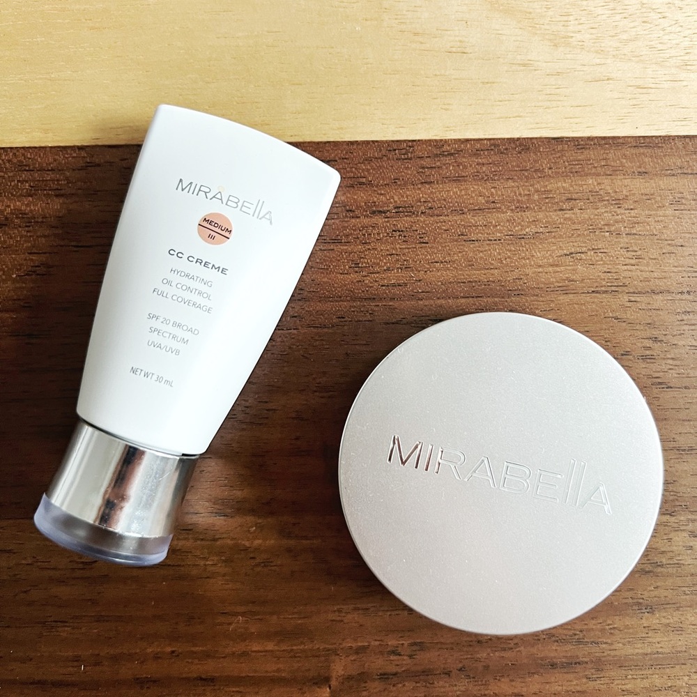 New Mirabella Defence CC Cream & Setting Powder
